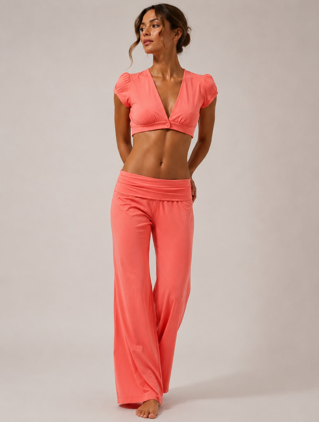 Coral Pants & Top