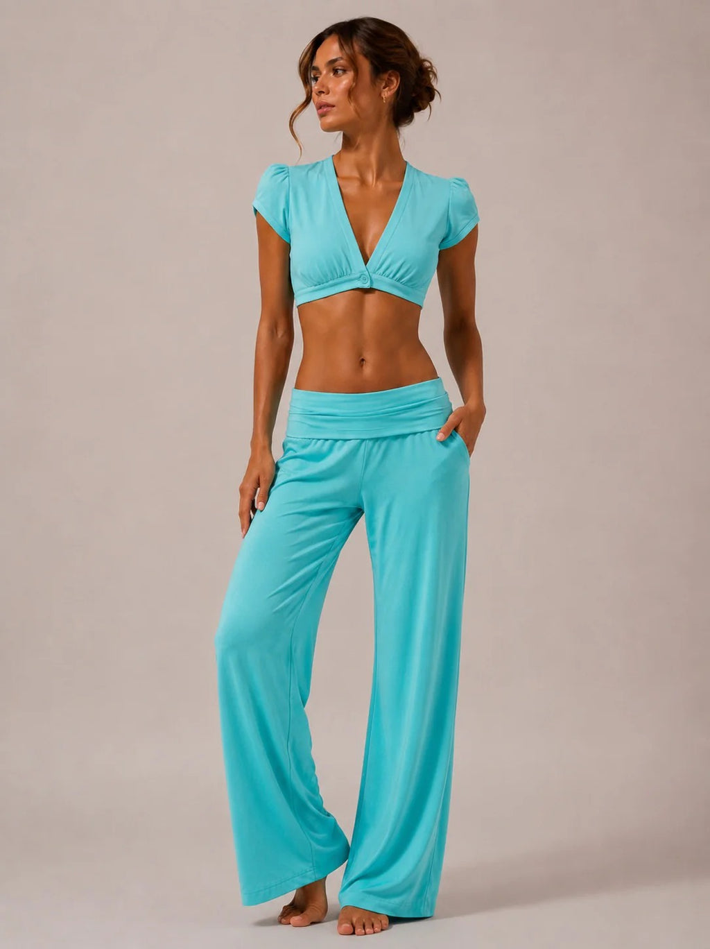 Coral Pants & Top