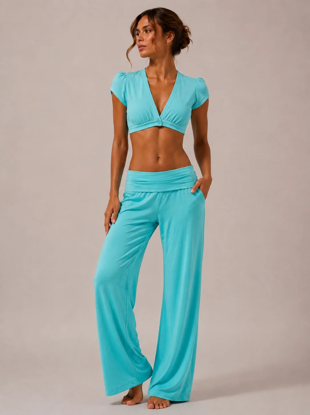 Coral Pants & Top
