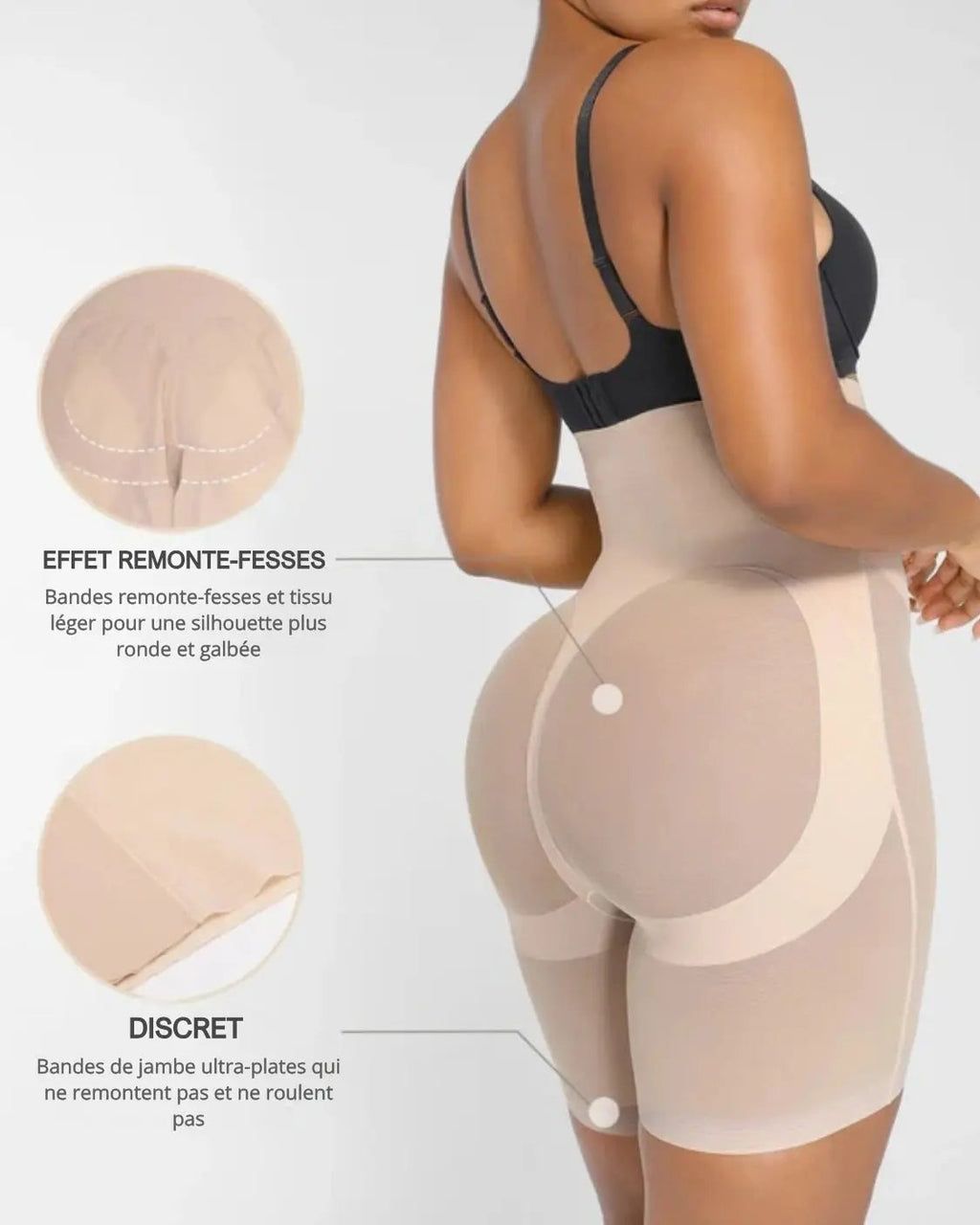 Shorty gainant ventre plat Invisible & Galbe fesses